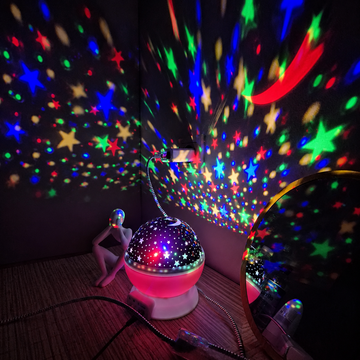 AuroraSky™ — Galaxy Star Projector Lamp