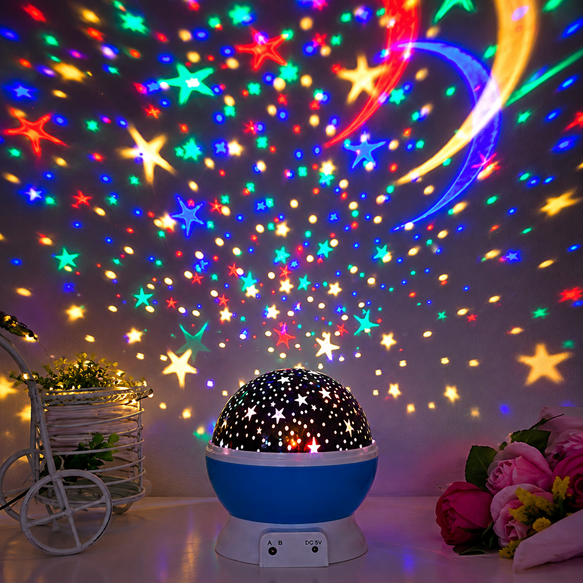AuroraSky™ — Galaxy Star Projector Lamp
