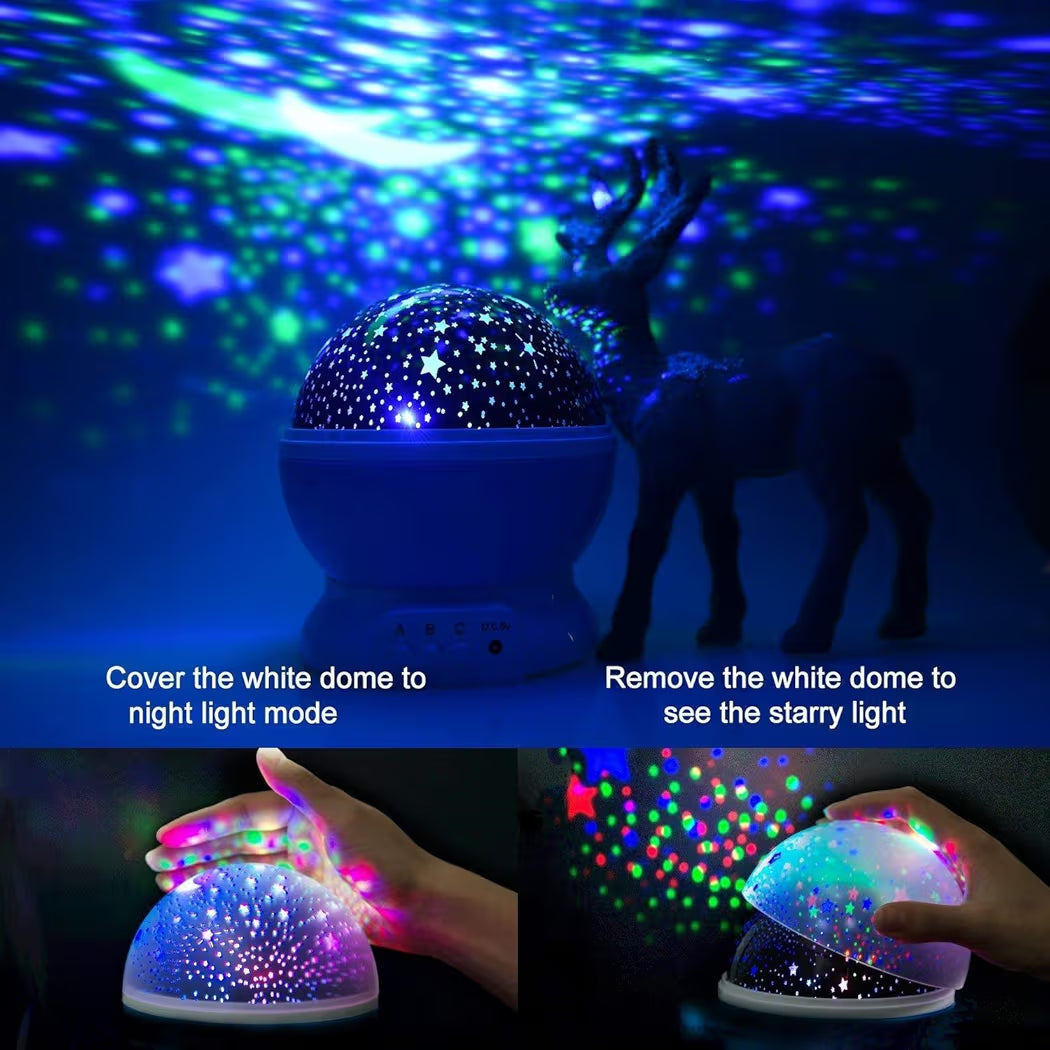 AuroraSky™ — Galaxy Star Projector Lamp
