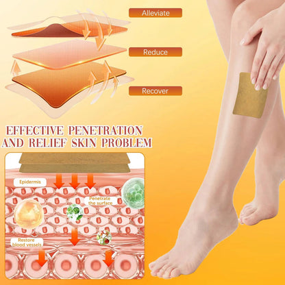KENKO™ | 12Pcs | Herbal Spider & Varicose Vein Patches | Natural Relief for Swelling, Tired Legs & Vein Support