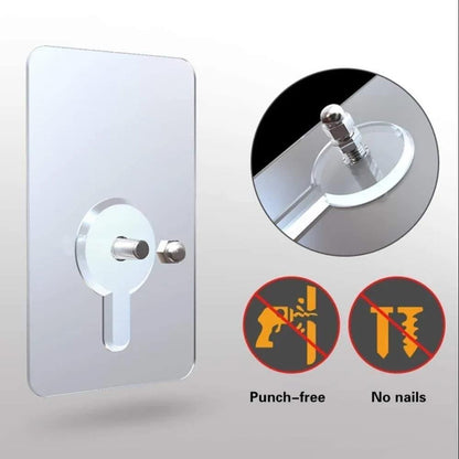 Self Adhesive Heavy Duty Waterproof Wall Hooks | No Drilling, No Wall Damage