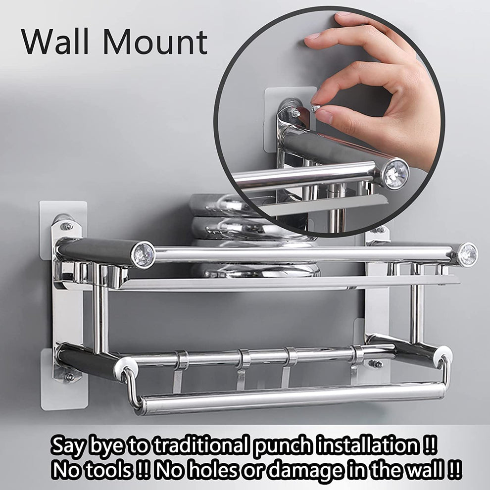 Self Adhesive Heavy Duty Waterproof Wall Hooks | No Drilling, No Wall Damage