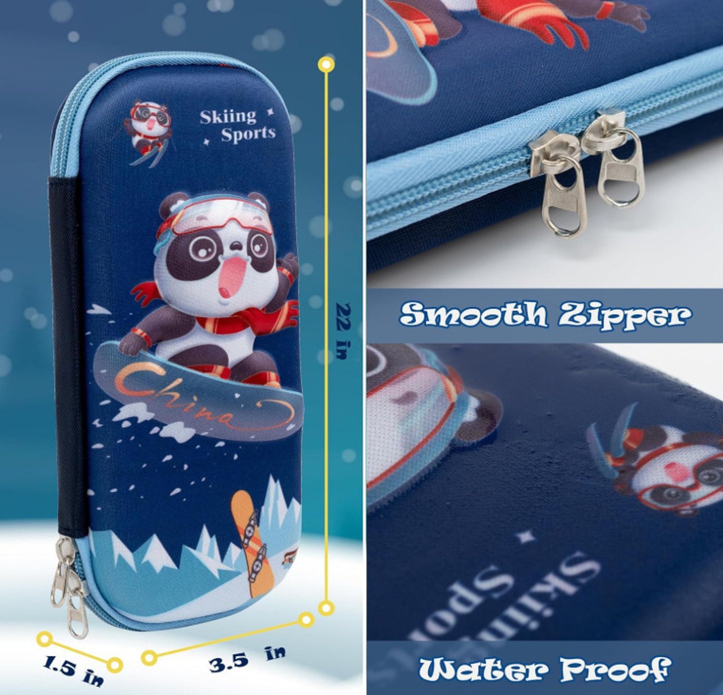 Cute Cartoon Stationery Organiser Pouch For Kids